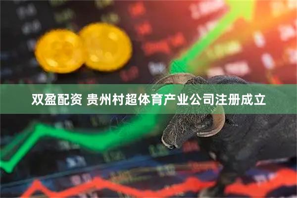 双盈配资 贵州村超体育产业公司注册成立